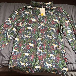 Mini Boden Unicorn Turtleneck